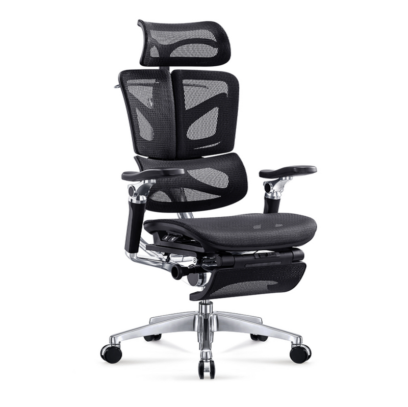 High-End Ergonomic Office Chair Contemporary Design 7D Armrest Adjustable High Back Mesh Chair