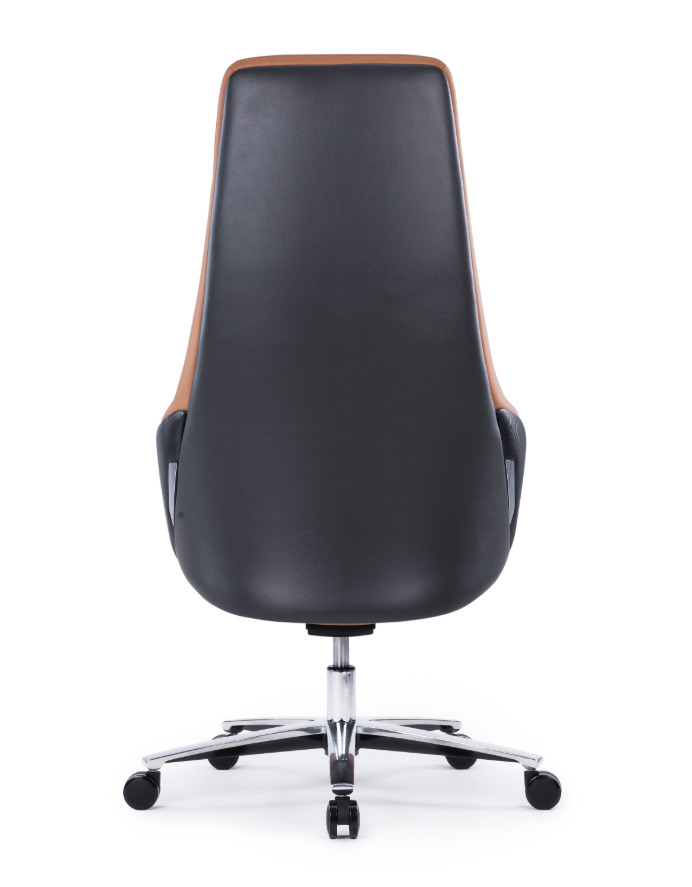 Modern Executive  Luxury Office Chair Leather Boss Lift Chair with Durable Mesh Synthetic Materials