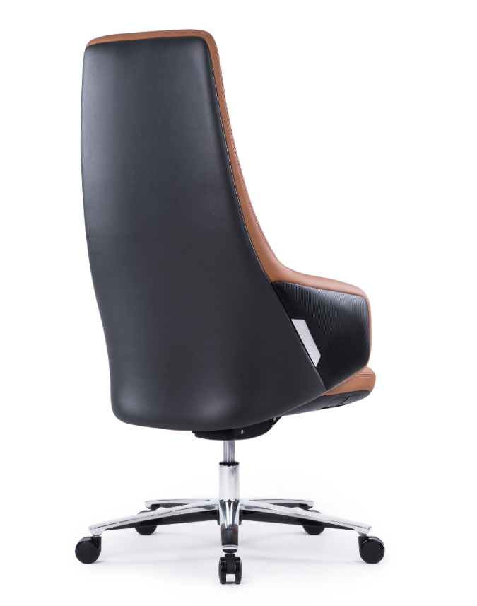 Modern Executive  Luxury Office Chair Leather Boss Lift Chair with Durable Mesh Synthetic Materials