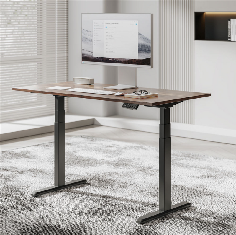 Dual Motor Computer Standing Table  Smart Electric Height Adjustable Aluminum Office Sit Stand Desk
