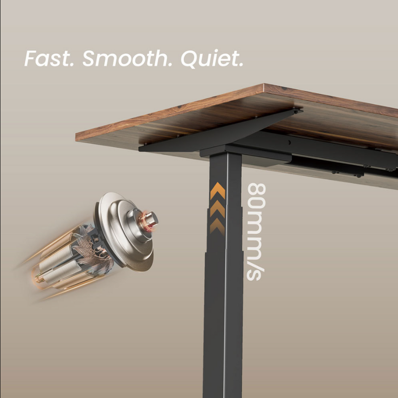 Dual Motor Computer Standing Table  Smart Electric Height Adjustable Aluminum Office Sit Stand Desk