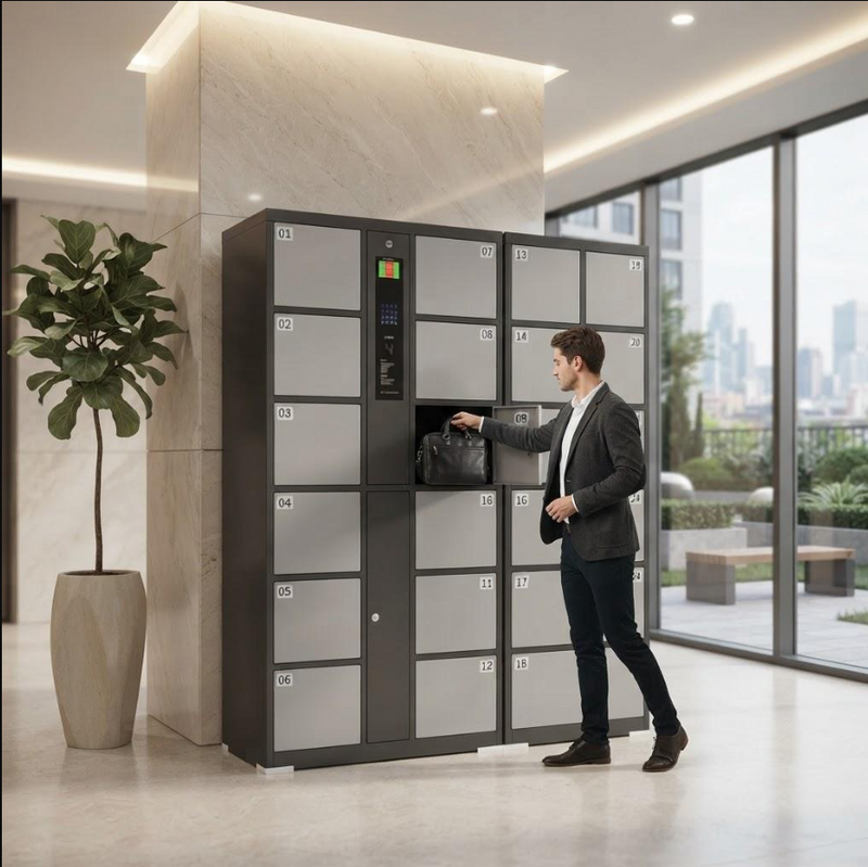Smart Locker System | Intelligent Metal Storage Cabinet for Apartment, Office & Commercial Use