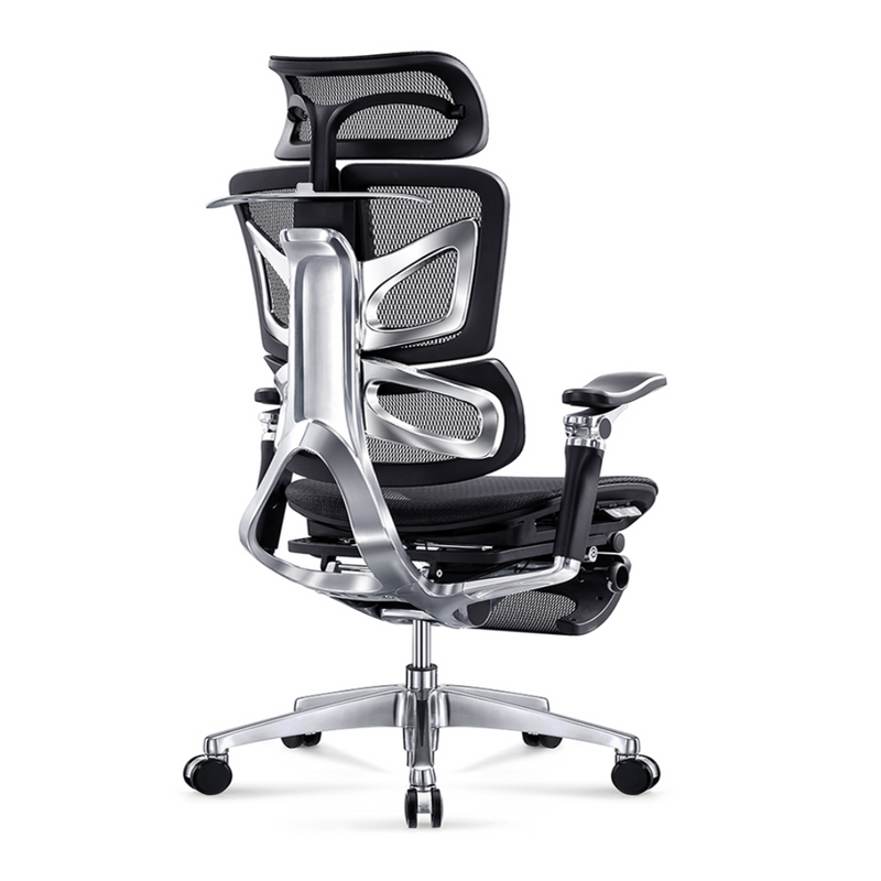 High-End Ergonomic Office Chair Contemporary Design 7D Armrest Adjustable High Back Mesh Chair