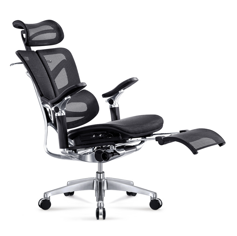 High-End Ergonomic Office Chair Contemporary Design 7D Armrest Adjustable High Back Mesh Chair