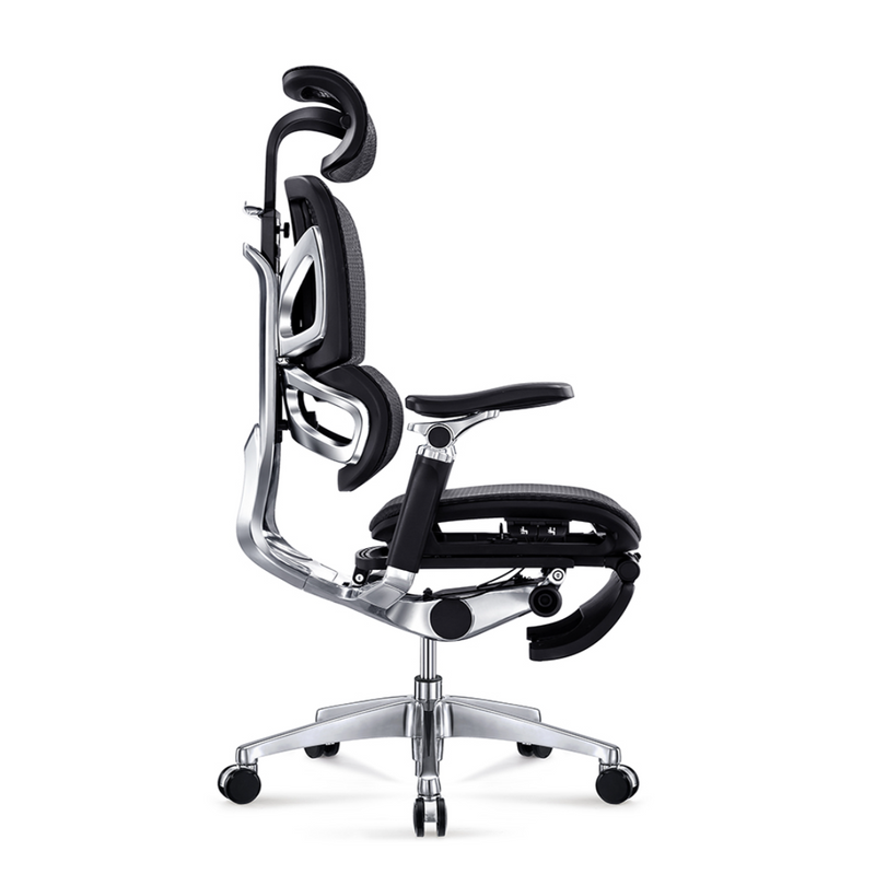 High-End Ergonomic Office Chair Contemporary Design 7D Armrest Adjustable High Back Mesh Chair